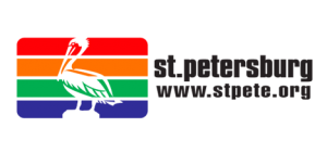 local St Pete A rainbow colored logo representing the LGBT community in St Petersburg.